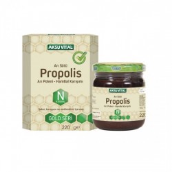 Aksuvital Royal Jelly Honey Pollen Mix With Propolis 220 gr Aksuvital Royal Jelly Honey Pollen Mix With Propolis 220 gr