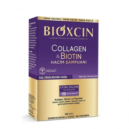 Bioxcin Collagen & Biotin Volume Shampoo 300 ml