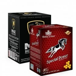 Honey Palace Max Bulls Power Epimedium Paste 240 gr + Honey Palace Special Power Mixed Herbal Wild Horse Paste With Epimedium 240 gr