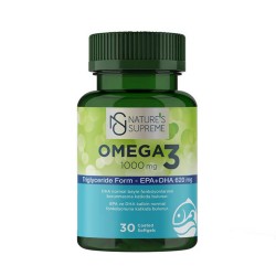 Nature's Supreme Omega 3 Fish Oil 1000 mg 30 Softgels Nature's Supreme Omega 3 Fish Oil 1000 mg 30 Softgels