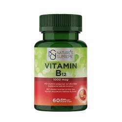 Nature's Supreme Vitamin B12 1000 mcg 60 Capsules Nature's Supreme Vitamin B12 1000 mcg 60 Capsules