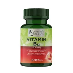 Nature's Supreme Vitamin B12 1000 mcg 60 Capsules Nature's Supreme Vitamin B12 1000 mcg 60 Capsules