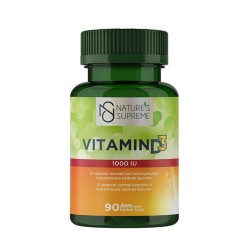 Nature's Supreme Vitamin D3 1000 IU 90 Capsules Nature's Supreme Vitamin D3 1000 IU 90 Capsules