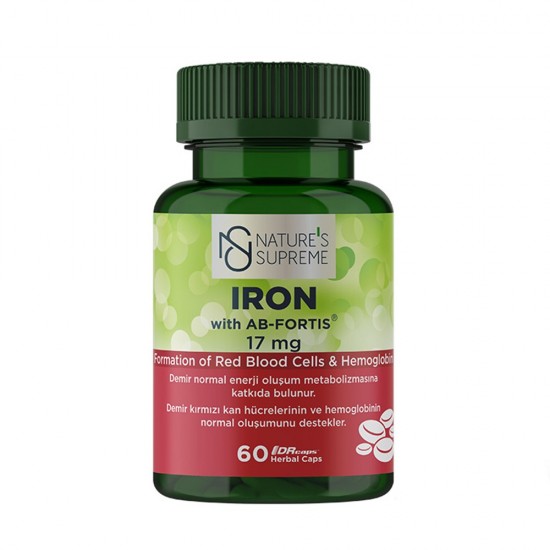 Nature's Supreme Iron with AB-FORTIS 17 mg 60 Capsules