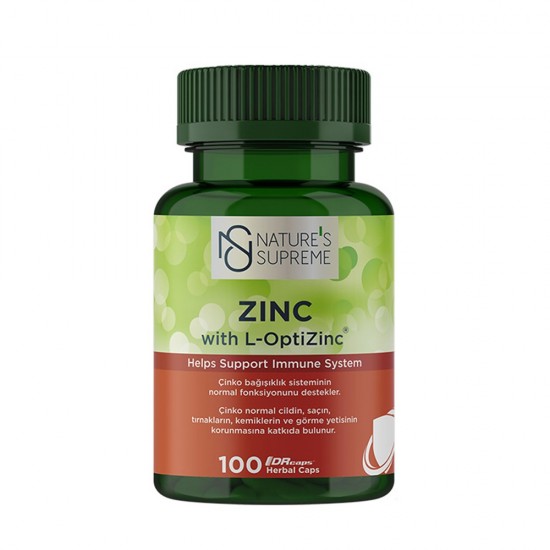 Nature's Supreme Zinc with L-OptiZinc 100 Capsules