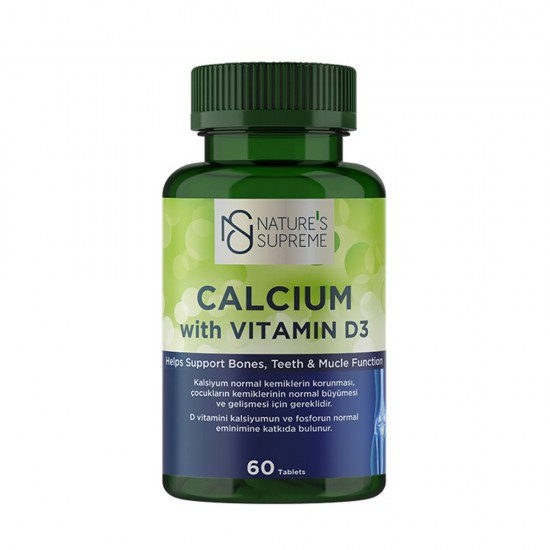 Nature's Supreme Calcium Citrate with Vitamin D3 60 Tablets