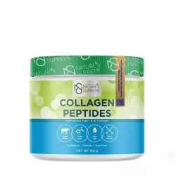 Nature's Supreme Collagen Peptides Powder Unflavored 100 g Nature's Supreme Collagen Peptides Powder Unflavored 100 g