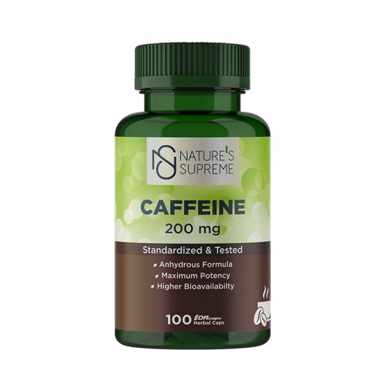 Nature's Supreme Caffeine 200 mg 100 Capsules