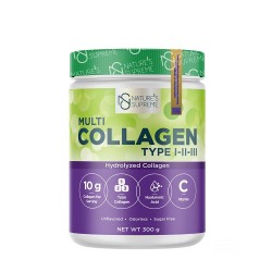 Nature's Supreme Multi Collagen Powder Unflavored 300 gr Nature's Supreme Multi Collagen Powder Unflavored 300 gr