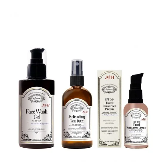 Rosece Colored Skincare Set for Dry Skin Rosece Colored Skincare Set for Dry Skin