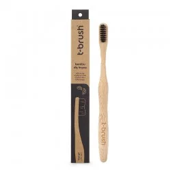 T-Brush Bamboo Toothbrush - Dark Grey T-Brush Bamboo Toothbrush - Dark Grey