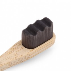 T-Brush Nano Bamboo Toothbrush - Dark Grey