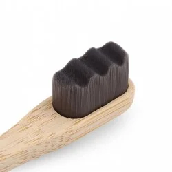 T-Brush Nano Bamboo Toothbrush - Dark Grey