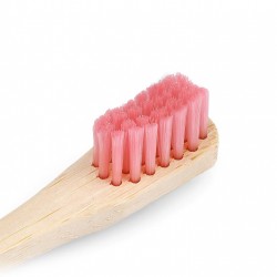 T-Brush Bamboo Toothbrush For Kids - Pink
