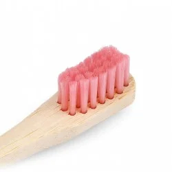 T-Brush Bamboo Toothbrush For Kids - Pink