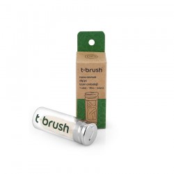 T-Brush Glass Bottle Mint-Flovered Dental Floss T-Brush Glass Bottle Mint-Flovered Dental Floss