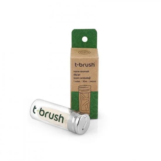T-Brush زجاجة النعناع خيط تنظيف الأسنان T-Brush زجاجة النعناع خيط تنظيف الأسنان