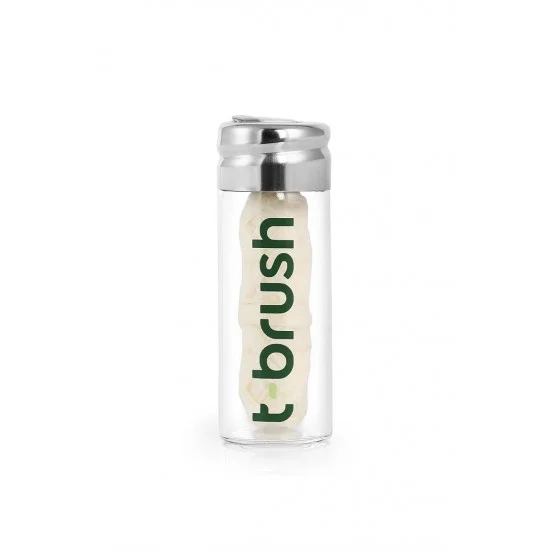 T-Brush زجاجة النعناع خيط تنظيف الأسنان T-Brush زجاجة النعناع خيط تنظيف الأسنان