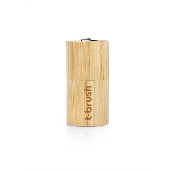 T-Brush Bamboo Case Mint Flavored Dental Floss T-Brush Bamboo Case Mint Flavored Dental Floss