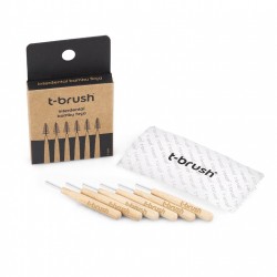 T-Brush Bamboo Interdental Brushes (6 Pieces) T-Brush Bamboo Interdental Brushes (6 Pieces)