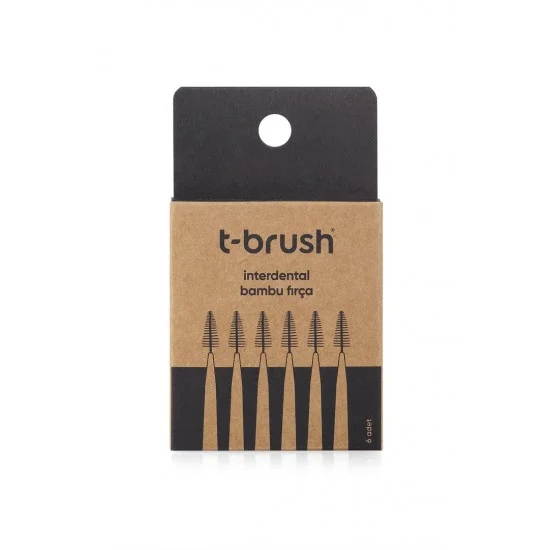 T-Brush فرشاة بين الاسنان من الخيزران (6 قطع) T-Brush فرشاة بين الاسنان من الخيزران (6 قطع)