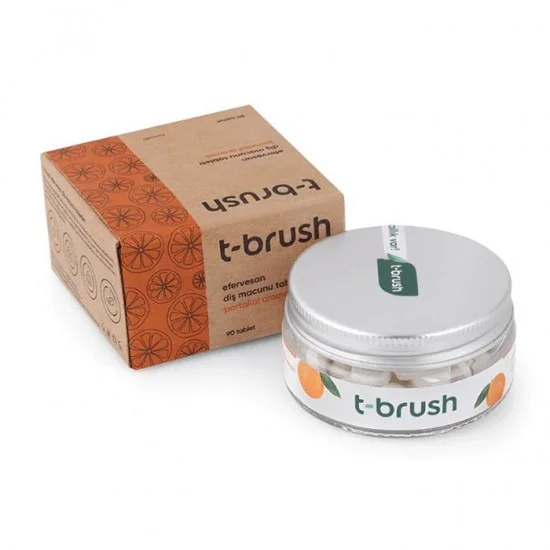 T-Brush Orange Flavored Toothpaste Tablet - Fluoride T-Brush Orange Flavored Toothpaste Tablet - Fluoride