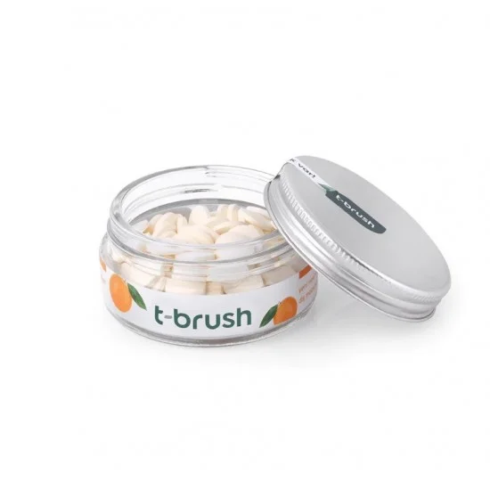 T-Brush Orange Flavored Toothpaste Tablet - Fluoride T-Brush Orange Flavored Toothpaste Tablet - Fluoride