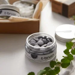 T-Brush Activated Charcoal Toothpaste Tablet - Fluoride