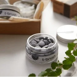 T-Brush Activated Charcoal Toothpaste Tablet - Fluoride T-Brush Activated Charcoal Toothpaste Tablet - Fluoride