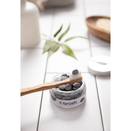 T-Brush Activated Charcoal Toothpaste Tablet - Fluoride-free T-Brush Activated Charcoal Toothpaste Tablet - Fluoride-free