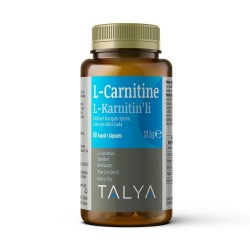 Talya Bitkisel Dietary Supplement Containing Herbal Mix With L-Carnitine 60 Capsules Talya Bitkisel Dietary Supplement Containing Herbal Mix With L-Carnitine 60 Capsules