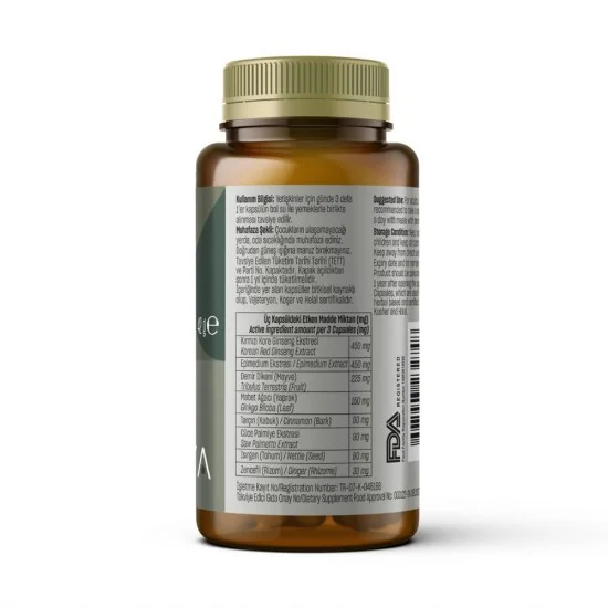 Talya Bitkisel ULTRA VitaMAN Herbal Blend Dietary Supplement 60 Capsules Talya Bitkisel ULTRA VitaMAN Herbal Blend Dietary Supplement 60 Capsules