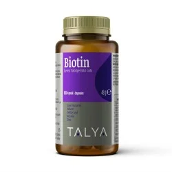 Talya Bitkisel Dietary Supplement Containing Biotin 60 Capsules Talya Bitkisel Dietary Supplement Containing Biotin 60 Capsules