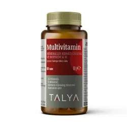 Talya Bitkisel Dietary Supplement Containing Multivitamin - Red Ginseng and Coenzyme Q10 60 Capsules Talya Bitkisel Dietary Supplement Containing Multivitamin - Red Ginseng and Coenzyme Q10 60 Capsules
