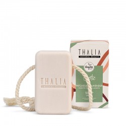 Thalia Patchouli & Lavender Natural Soap with Rope 140 gr Thalia Patchouli & Lavender Natural Soap with Rope 140 gr