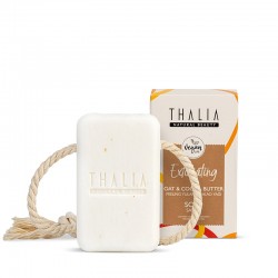 Thalia Oat & Cocoa Butter Natural Soap with Rope 140 gr Thalia Oat & Cocoa Butter Natural Soap with Rope 140 gr