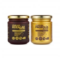 Zühre Ana Diabetic PineCone Paste 240 ml + Zühre Ana Propolis Paste 240 ml Zühre Ana Diabetic PineCone Paste 240 ml + Zühre Ana Propolis Paste 240 ml