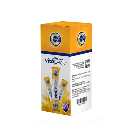 Zühre Ana Vitapeck Black Elderberry Beta Glucan Zinc Enriched Vitamin C 1000 mg 20 Sachets Zühre Ana Vitapeck Black Elderberry Beta Glucan Zinc Enriched Vitamin C 1000 mg 20 Sachets