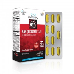 Zade Vital Pomegranate Seed Oil 400 mg 60 Capsules Zade Vital Pomegranate Seed Oil 400 mg 60 Capsules