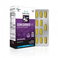 Zade Vital Grape Seed Oil 500 mg 60 Capsules Zade Vital Grape Seed Oil 500 mg 60 Capsules