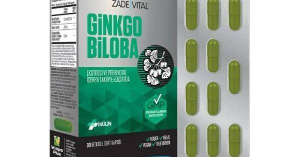 Zade Vital Ginkgo Biloba 30 Capsules - turkorganics