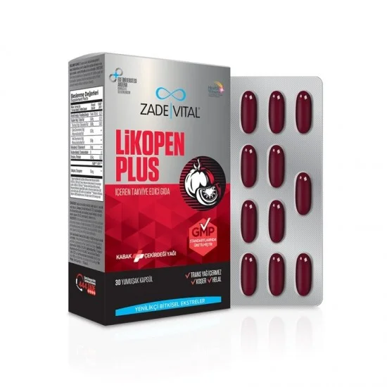Zade Vital Lycopene Plus 30 Capsules Zade Vital Lycopene Plus 30 Capsules
