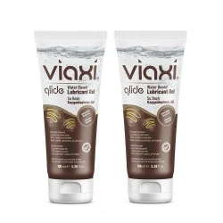 Viaxi Glide Chocolate Flavored Lubricating Gel 100 ml (2 Pack) Viaxi Glide Chocolate Flavored Lubricating Gel 100 ml (2 Pack)