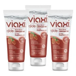 Viaxi Glide Strawberry Flavored Lubricant Gel 100 ml (3 Pack) Viaxi Glide Strawberry Flavored Lubricant Gel 100 ml (3 Pack)